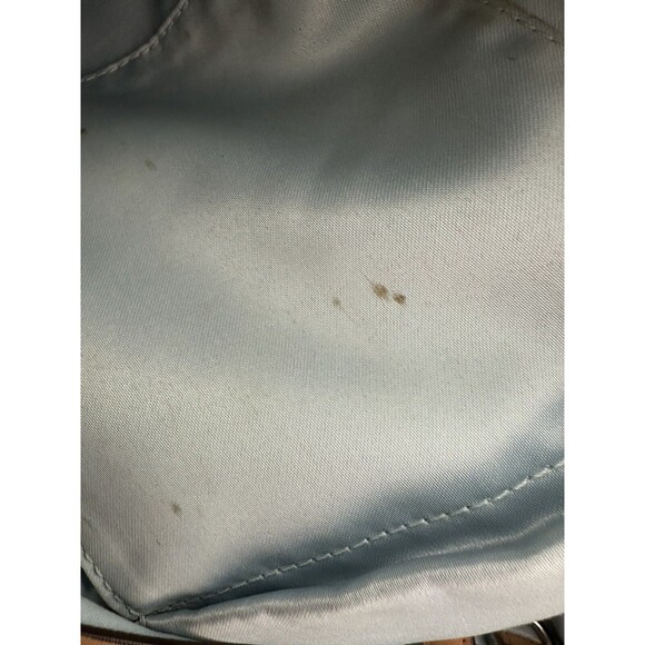 COACH Signature Monogram Bag Style 11648 Carly Shoulder Handbag Tan Preowned - Picture 12 of 12